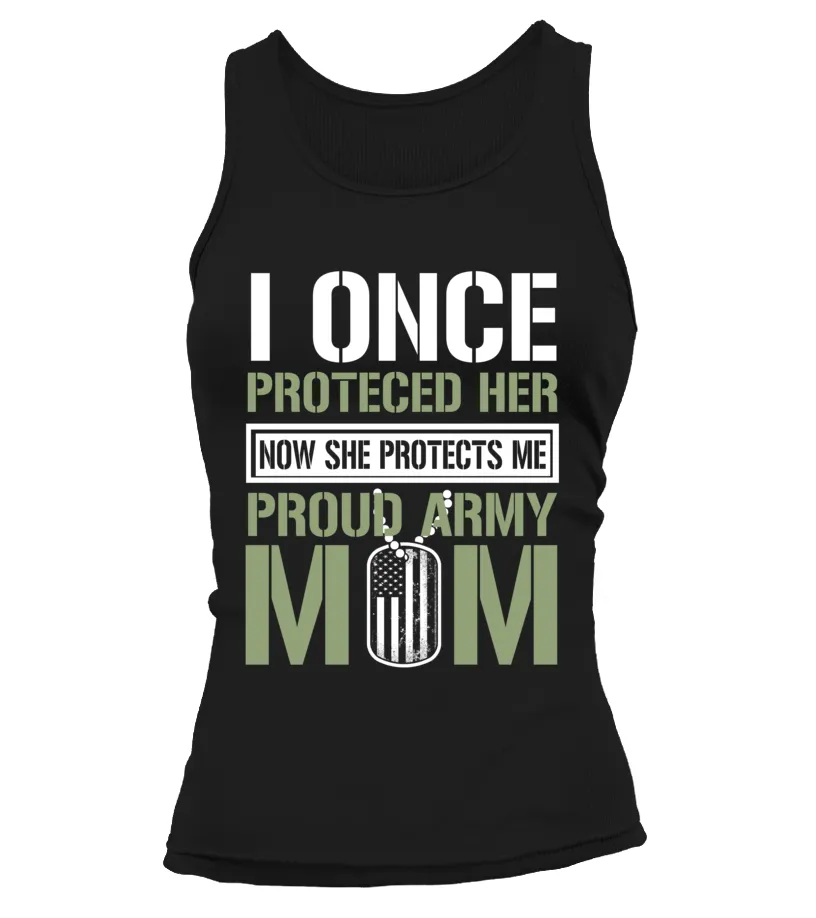 Army Mom Protects Daughter T-shirts
