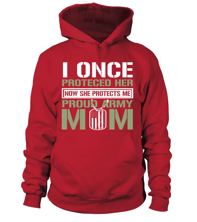 Army Mom Protects Daughter T-shirts