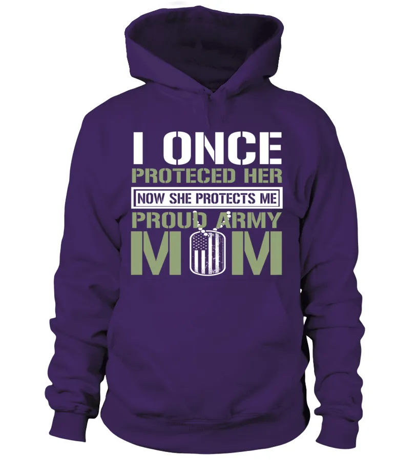 Army Mom Protects Daughter T-shirts