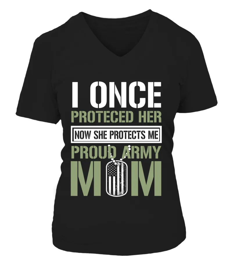 Army Mom Protects Daughter T-shirts