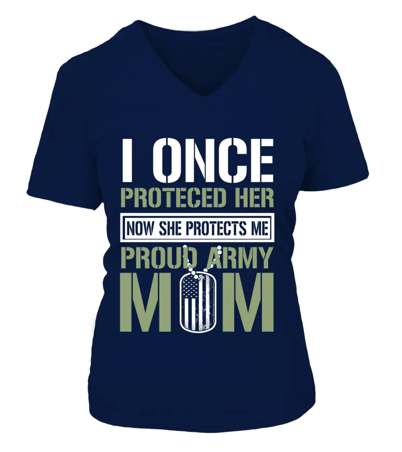 Army Mom Protects Daughter T-shirts