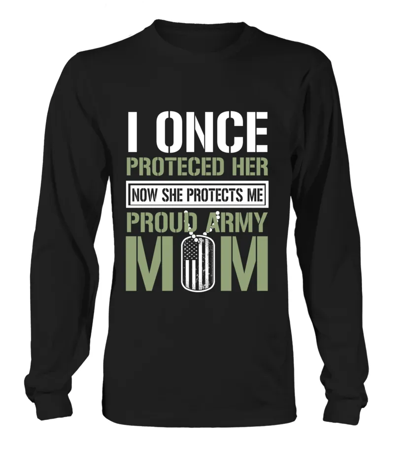 Army Mom Protects Daughter T-shirts