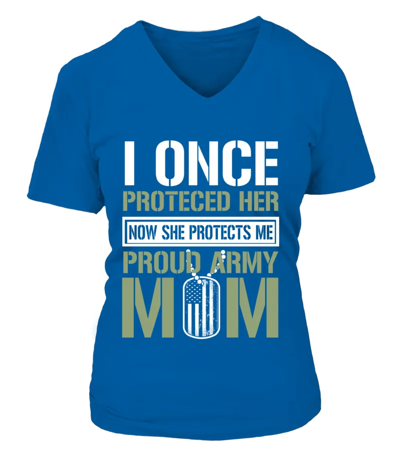 Army Mom Protects Daughter T-shirts