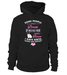 Army Mom Raised Support Mine T-shirts