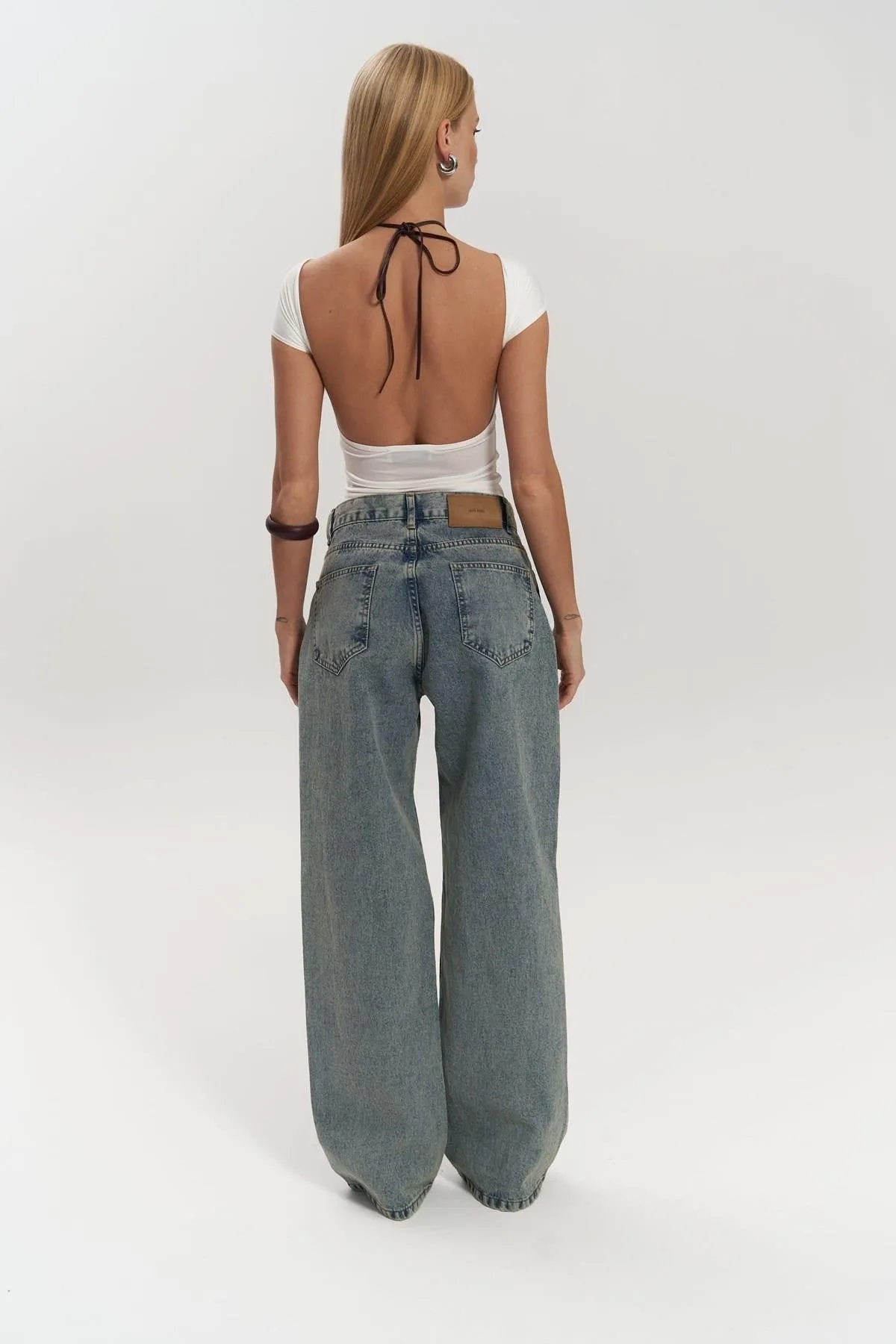 Blue Transparent Jeans