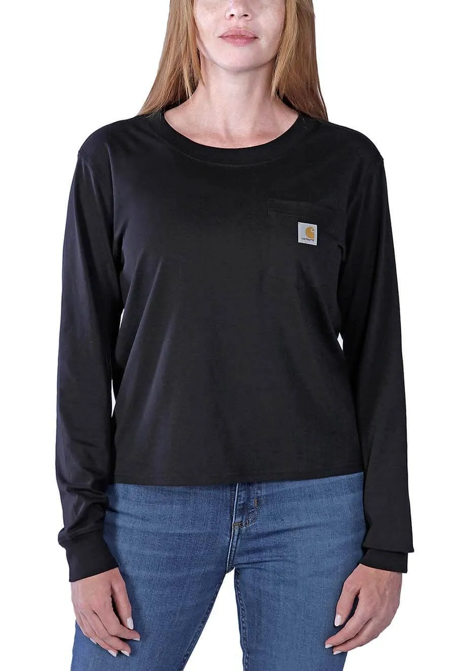 Carhartt&#x20;Work&#x20;T-shirt&#x20;Long&#x20;Sleeve&#x20;Women&#x20;106121&#x20;-&#x20;Black