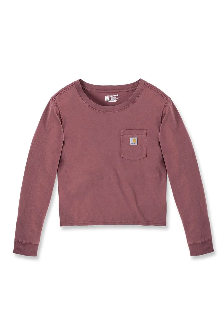 Carhartt&#x20;Work&#x20;T-shirt&#x20;Long&#x20;Sleeve&#x20;Women&#x20;106121&#x20;-&#x20;Sable