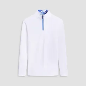 Contrast Performance Quarter-Zip Pullover
