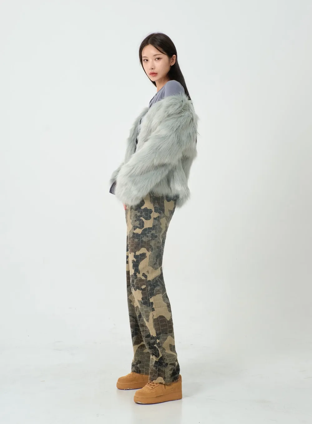 Fluffy Fur Jacket IO12