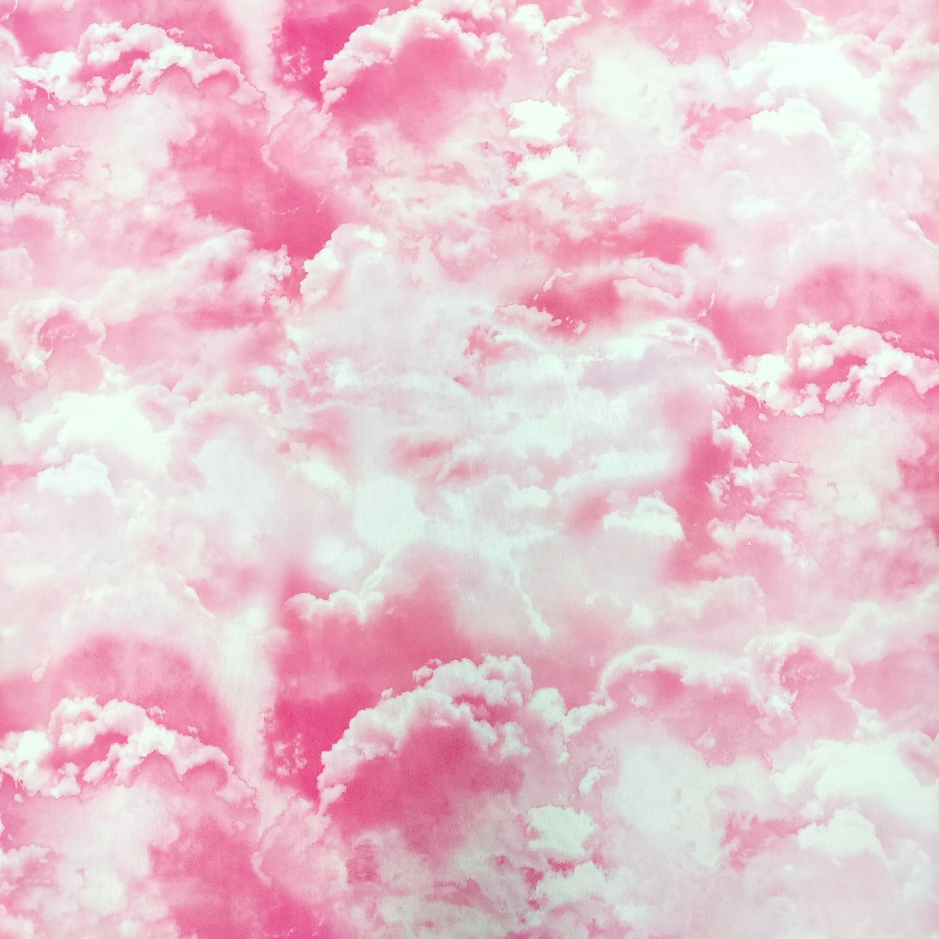 FS113 Clouds Tie Dye Scuba Velvet & Spandex Stretch Knit Fabric Blue Purple Pink Black