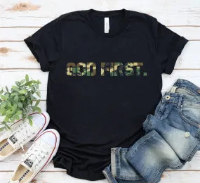God First Camo Shirt