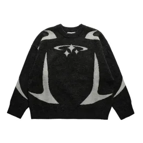 GRAPHIC SWEATER  'STARS'