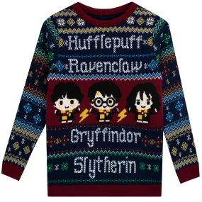 Festive Harry Potter Christmas Sweater with Holiday Design