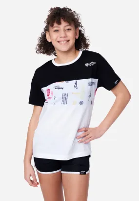 J Sport Color Block Oversized Tee