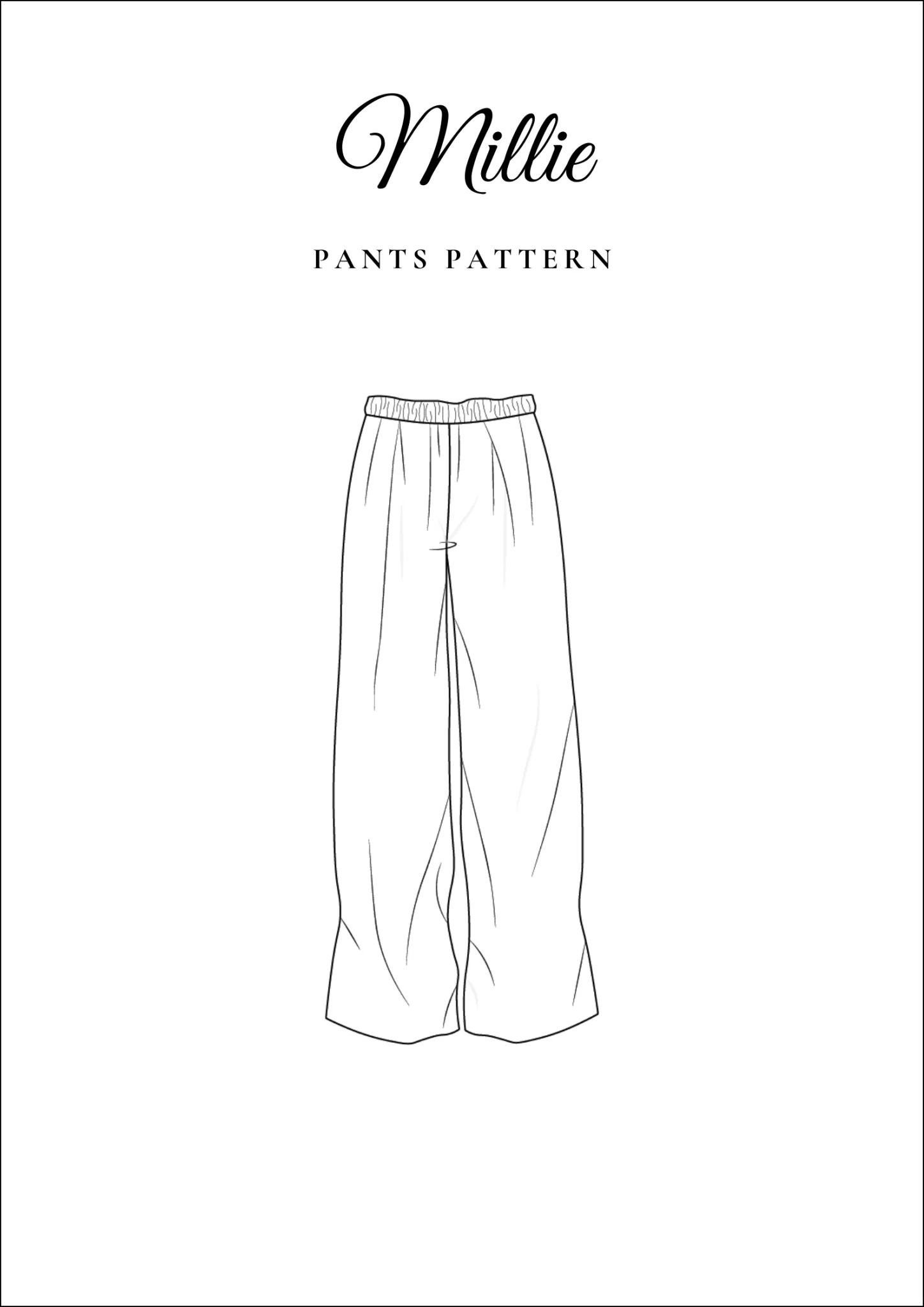 Linen Pants Sewing Pattern [Millie Pants]