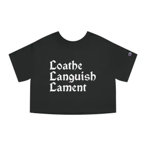 Loathe Languish Lament Heavyweight Crop Top