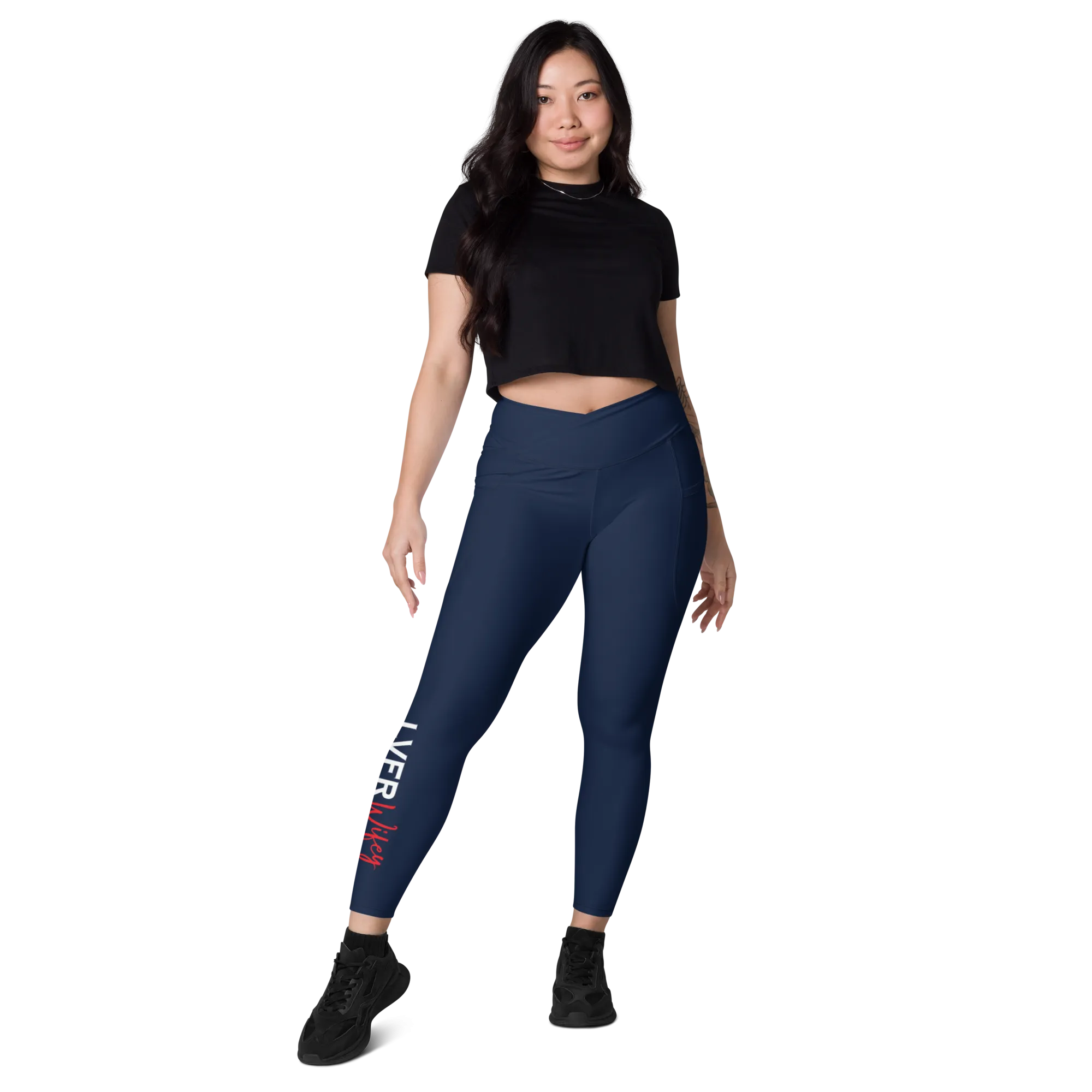 LVFR Wifey Crossover leggings with pockets