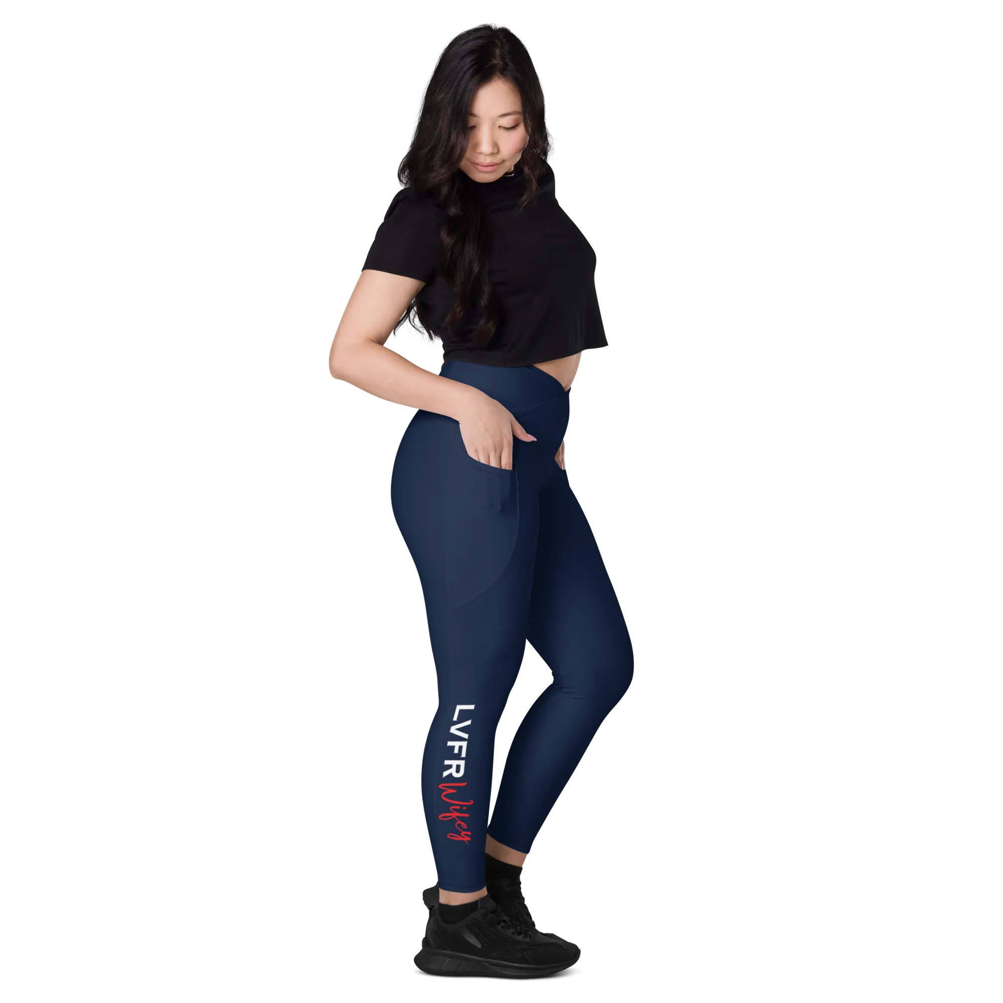 LVFR Wifey Crossover leggings with pockets