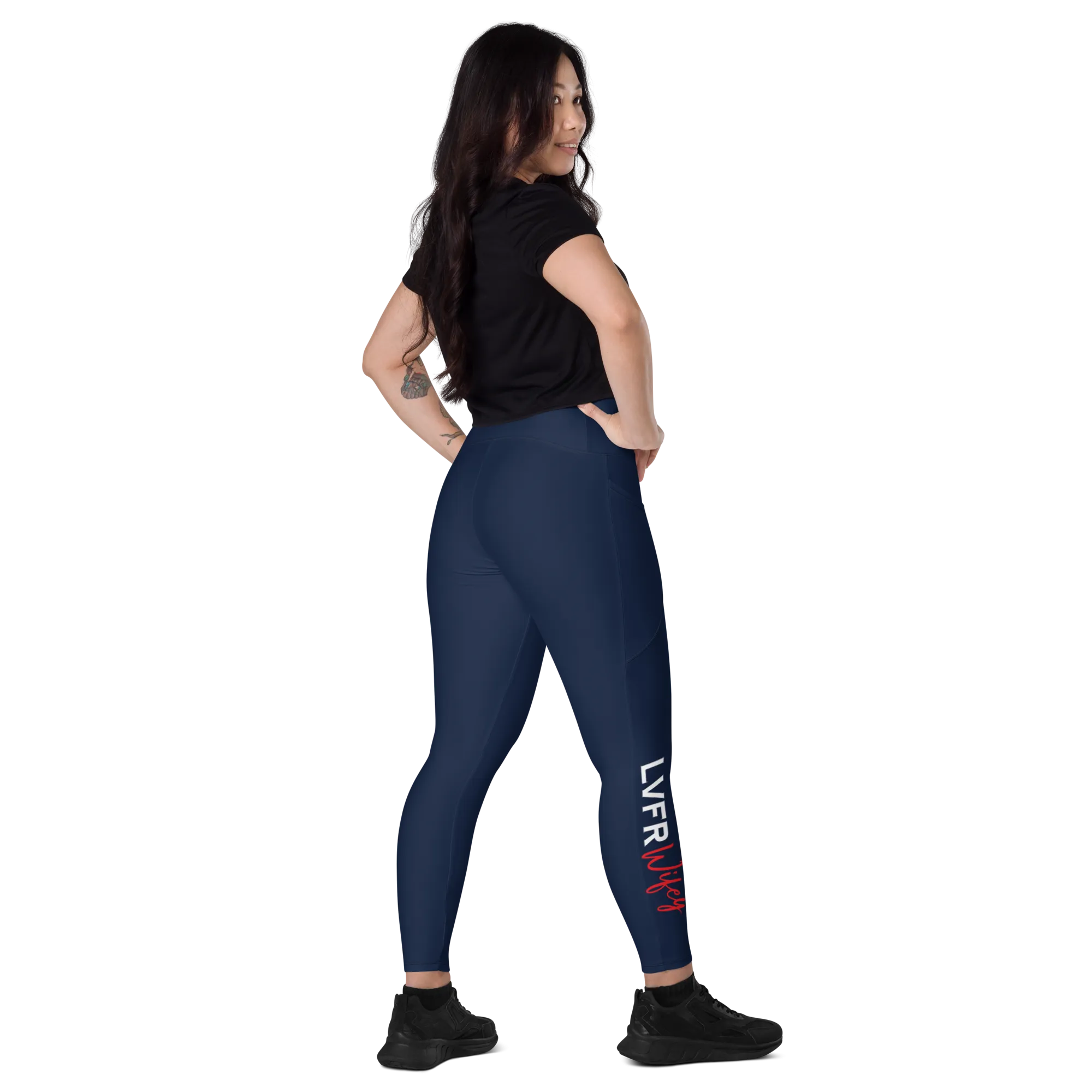 LVFR Wifey Crossover leggings with pockets
