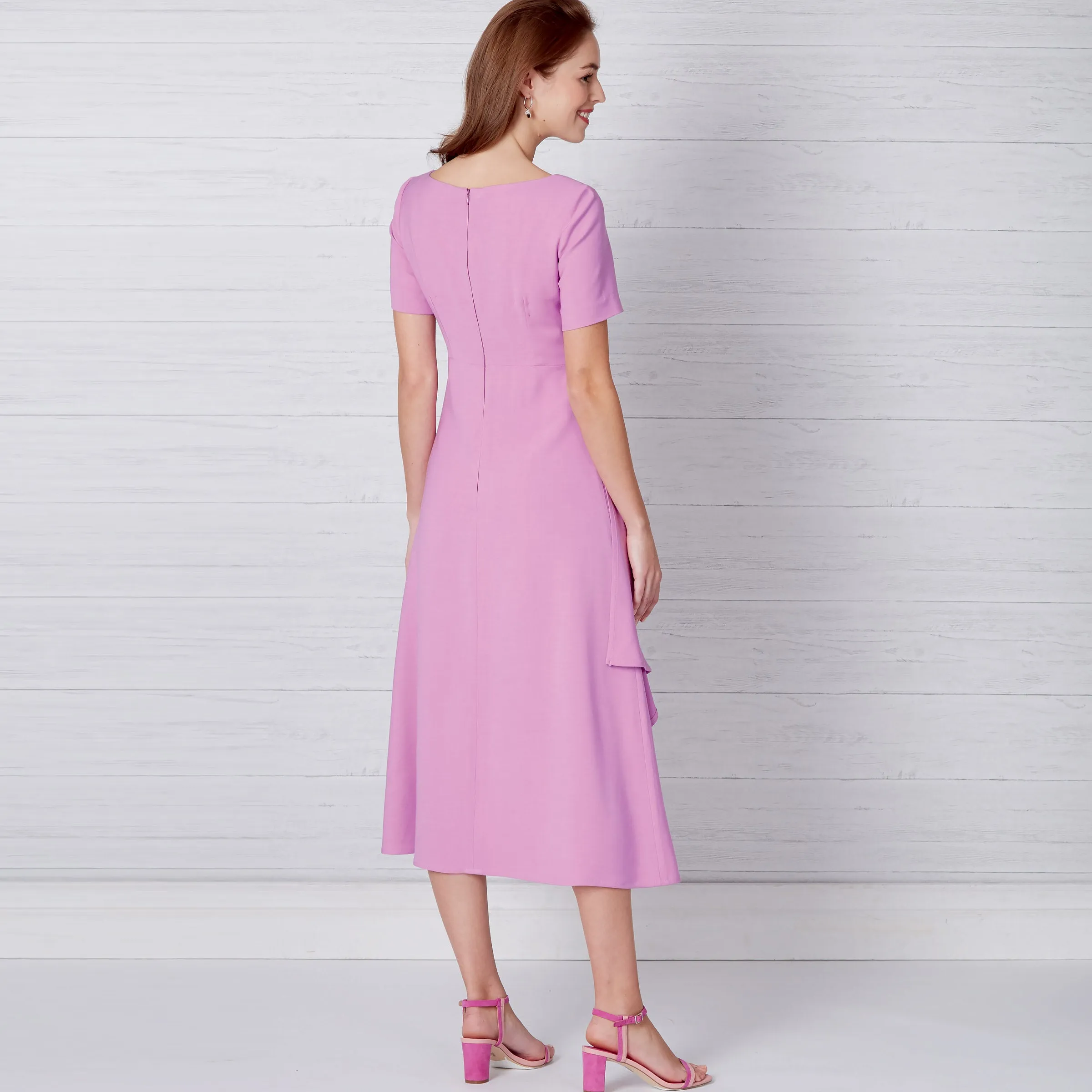 New Look Sewing Pattern N6655 - Misses' Dress In Two Lengths With Sleeve Variations