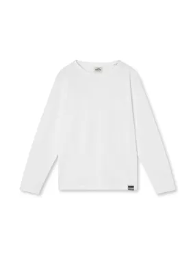 Organic  Thorlino L/S Tee FAV,  White