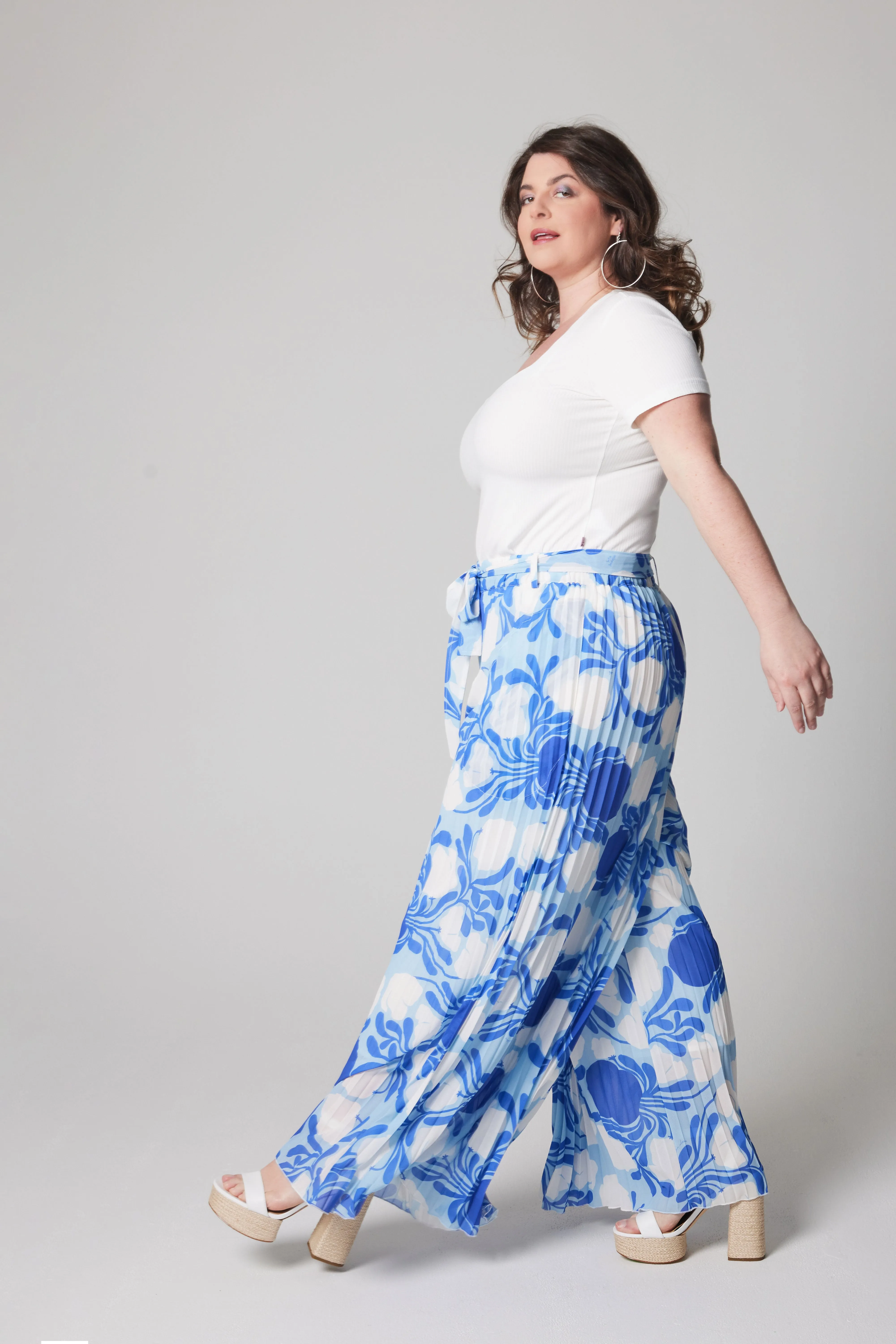 Pleated Palazzo Pant - Sofia Daskalaki X Katrin Leblond
