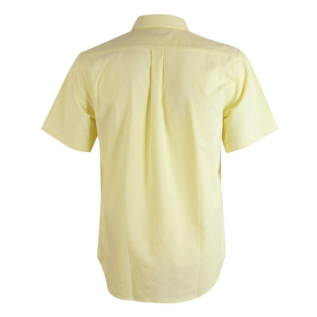 PRL Camp Collar Short Sleeve Shirt-Lemon