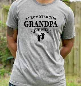 Promoted to Grandpa Shirt