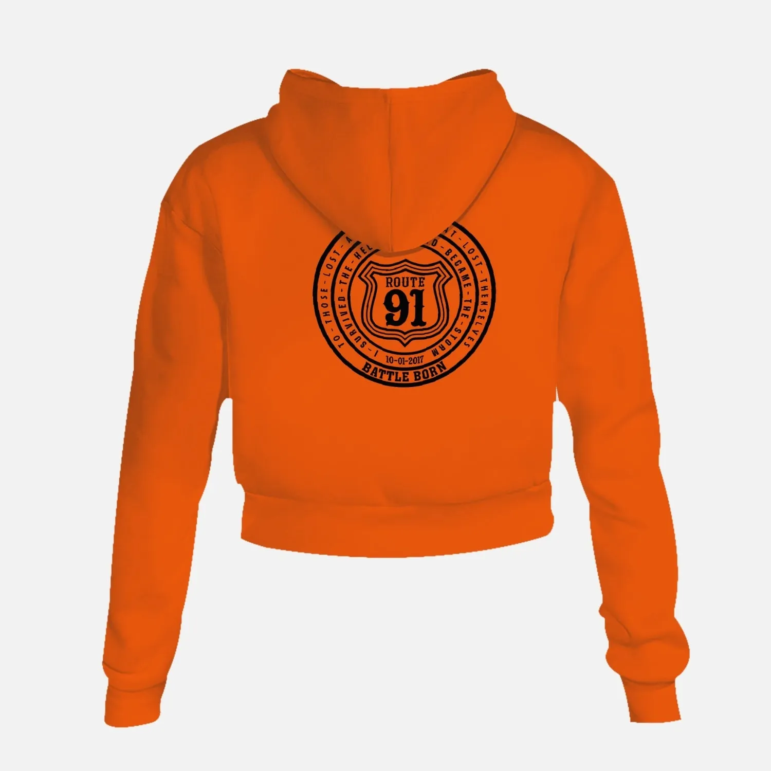 Route 91 High-rise Cropped Sweatshirt
