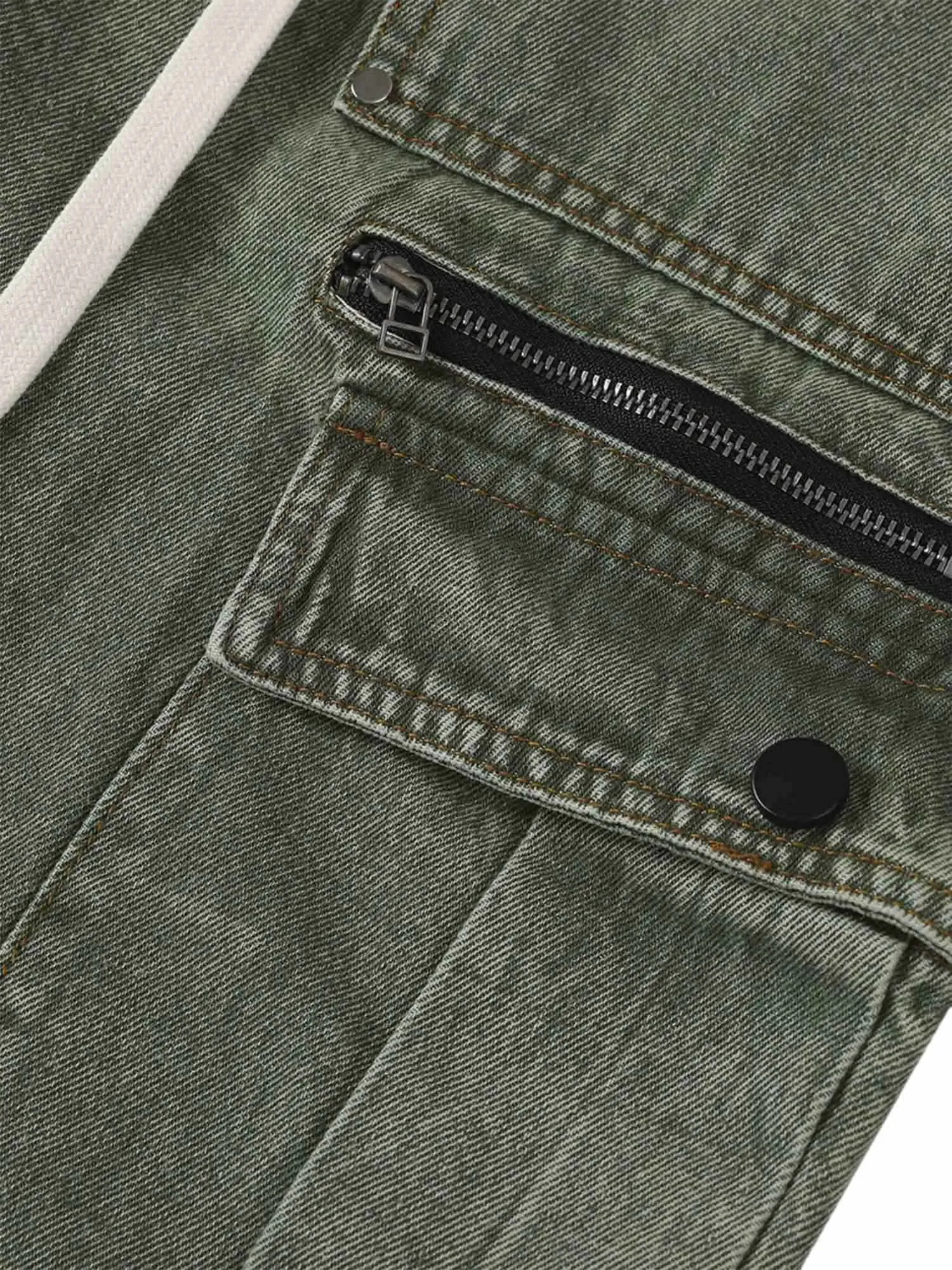 Sneakerhill Loose Straight Casual Work Pants - 2037
