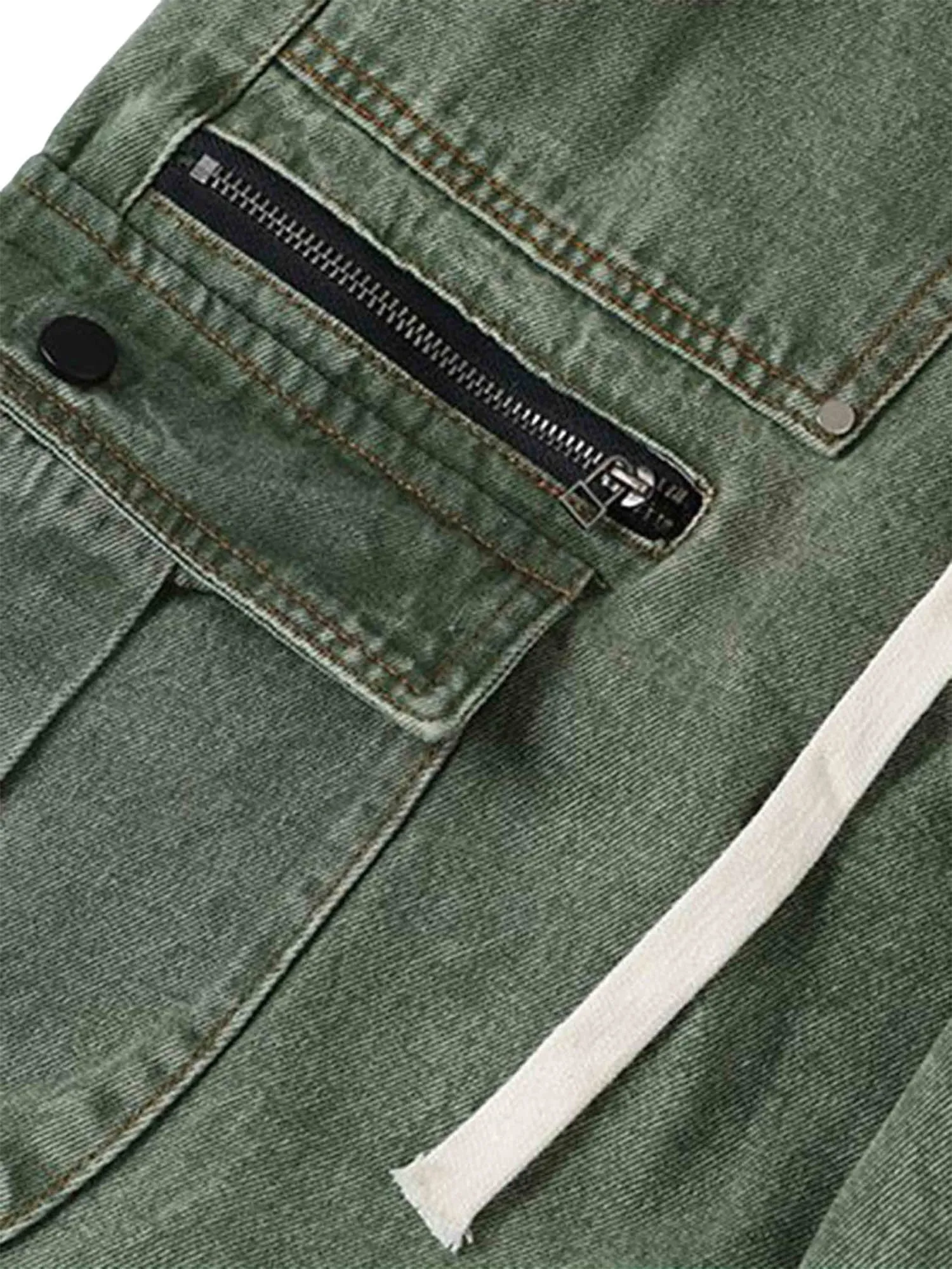 Sneakerhill Loose Straight Casual Work Pants - 2037