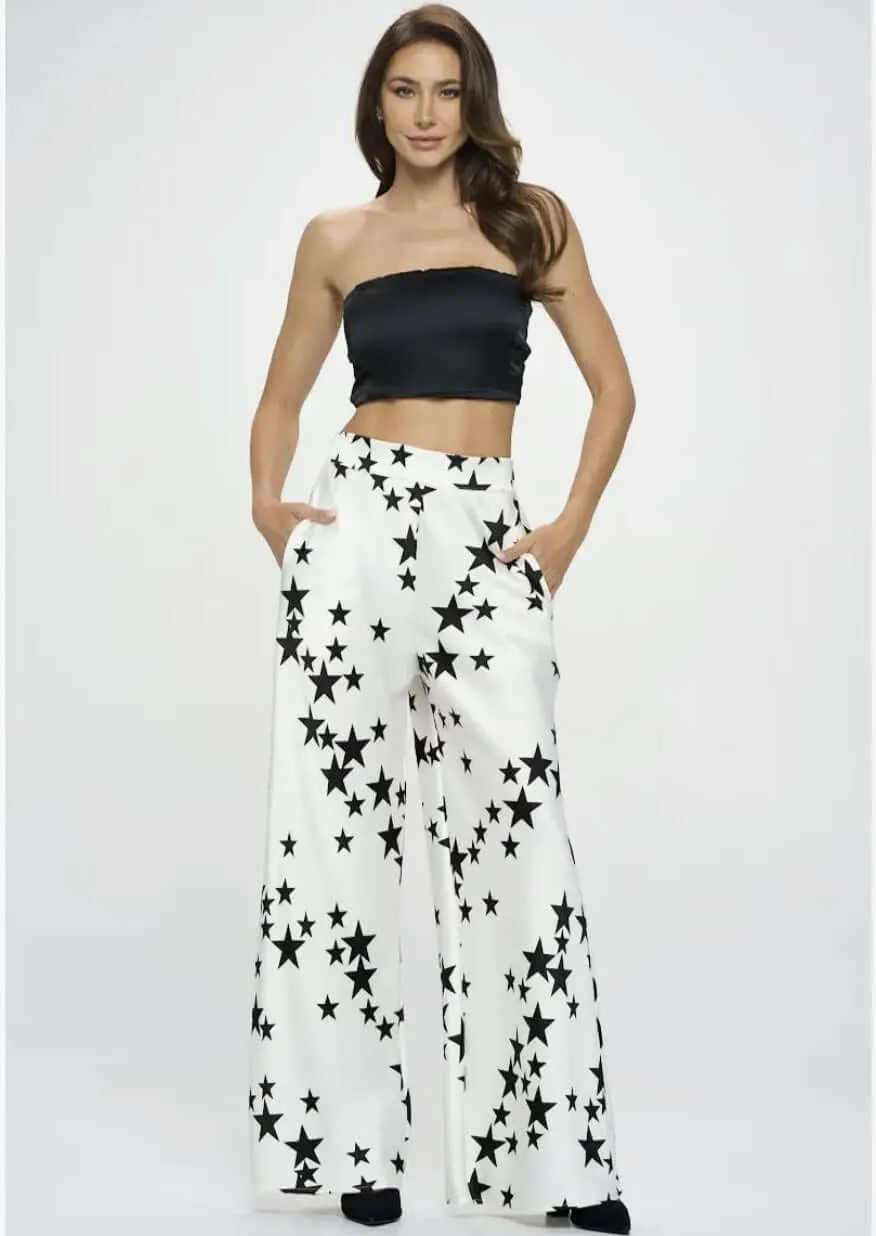 Star Quality Stretch Satin Pant CLEARANCE FINAL SALE