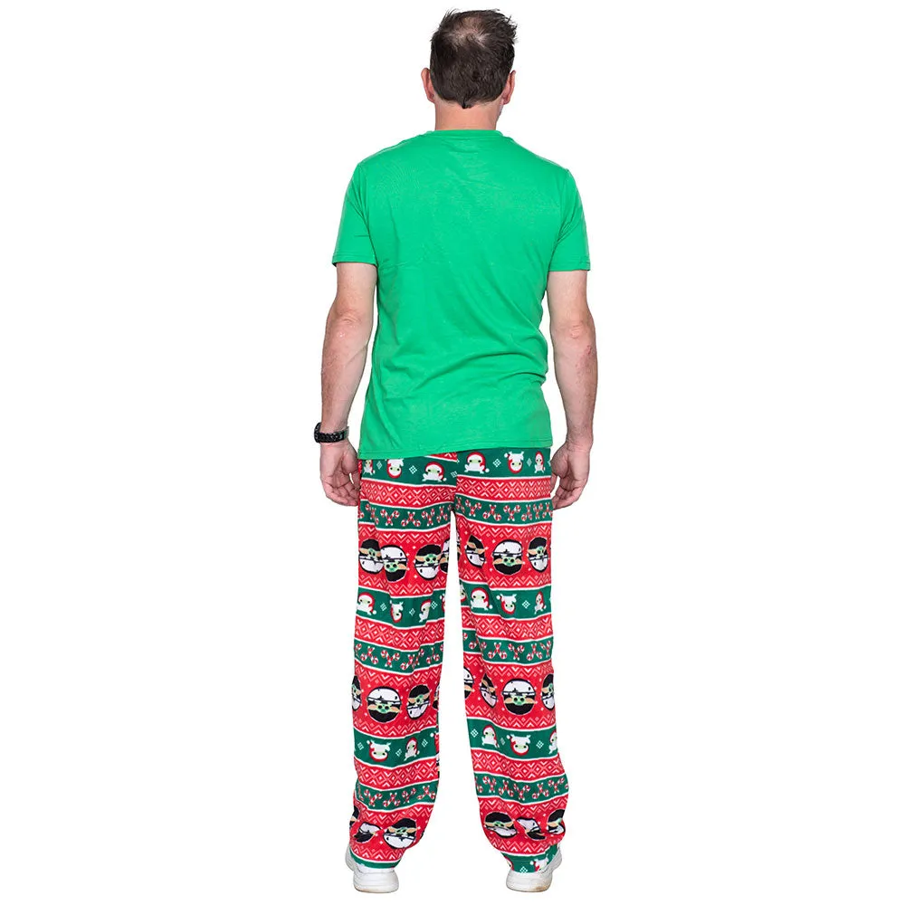 Star Wars Christmas Baby Yoda Galaxy's Greetings two Piece Pajama Sleep Set