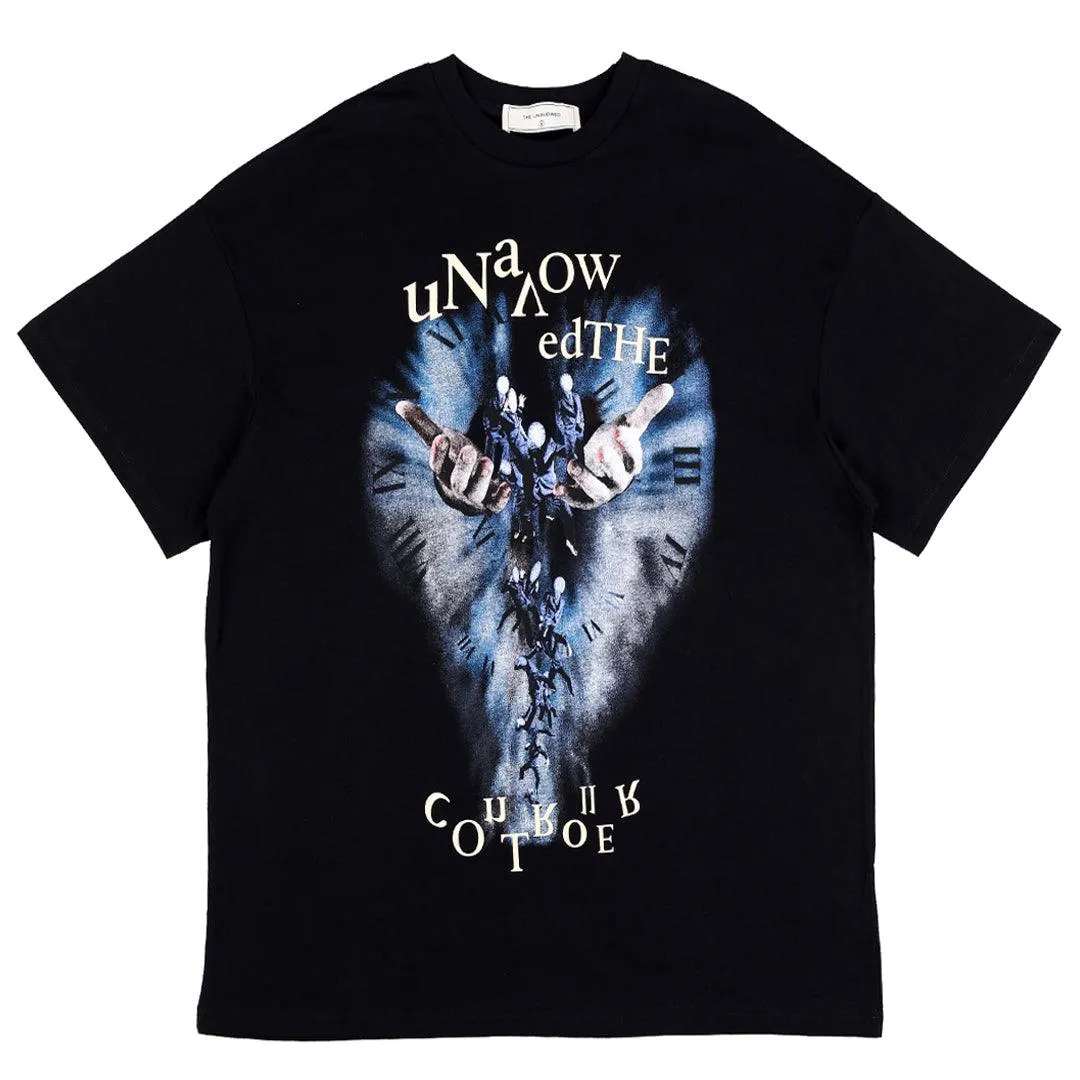 The Unavowed Men's On The Move Over Size T-Shirt-Black