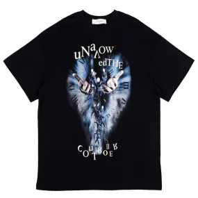 The Unavowed Men's On The Move Over Size T-Shirt-Black The Unavowed Men's On The Move Over Size T-Shirt-Black