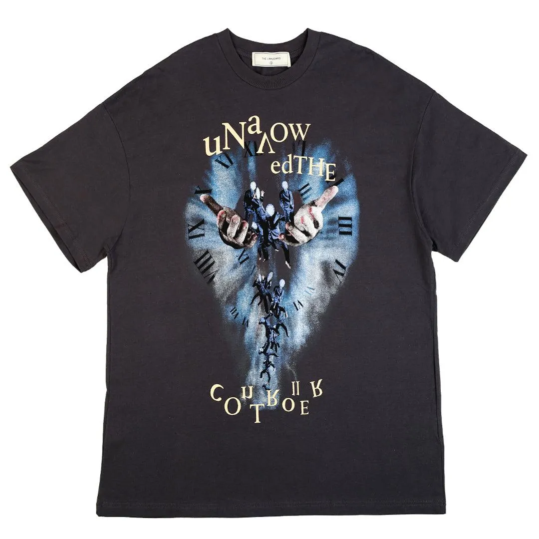 The Unavowed Men's On The Move Over Size T-Shirt- Grey