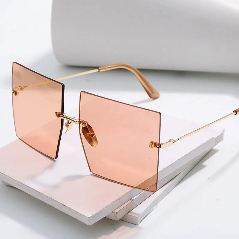 Trendy Oversized Square Sunglasses