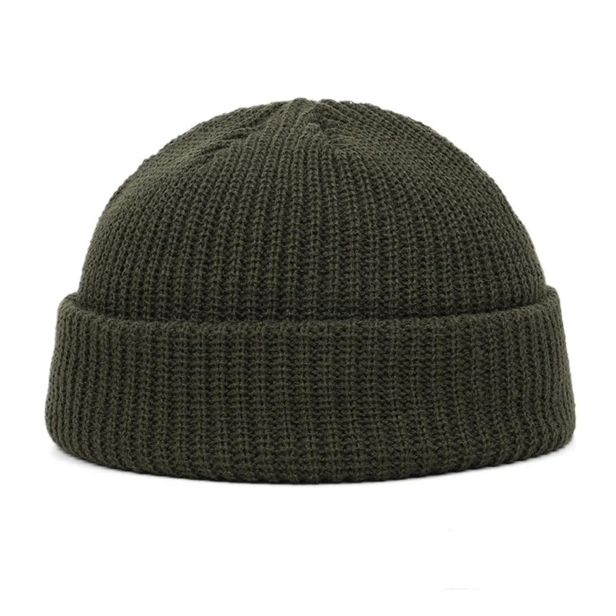 Wool Knitted Skull Cap Beanie