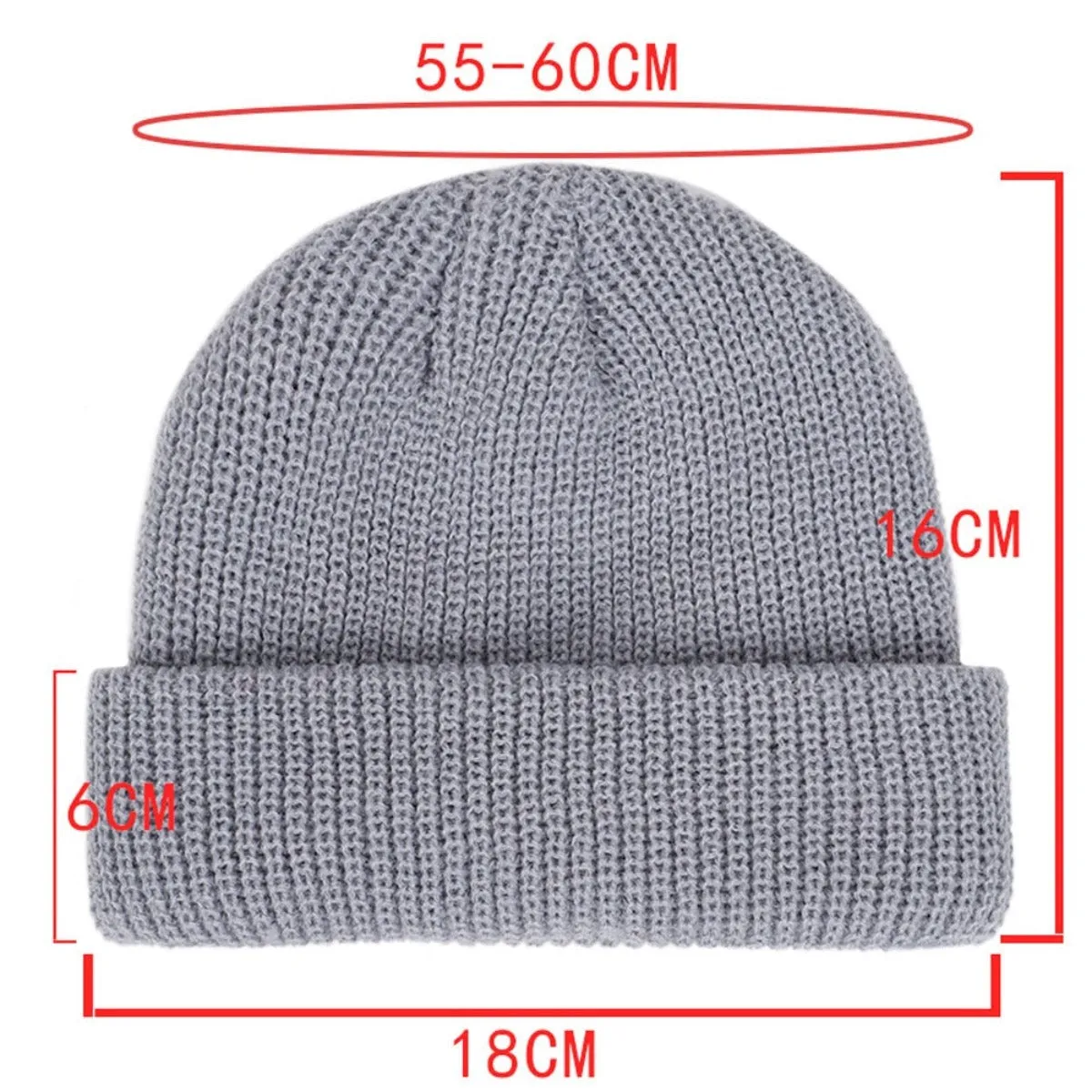 Wool Knitted Skull Cap Beanie