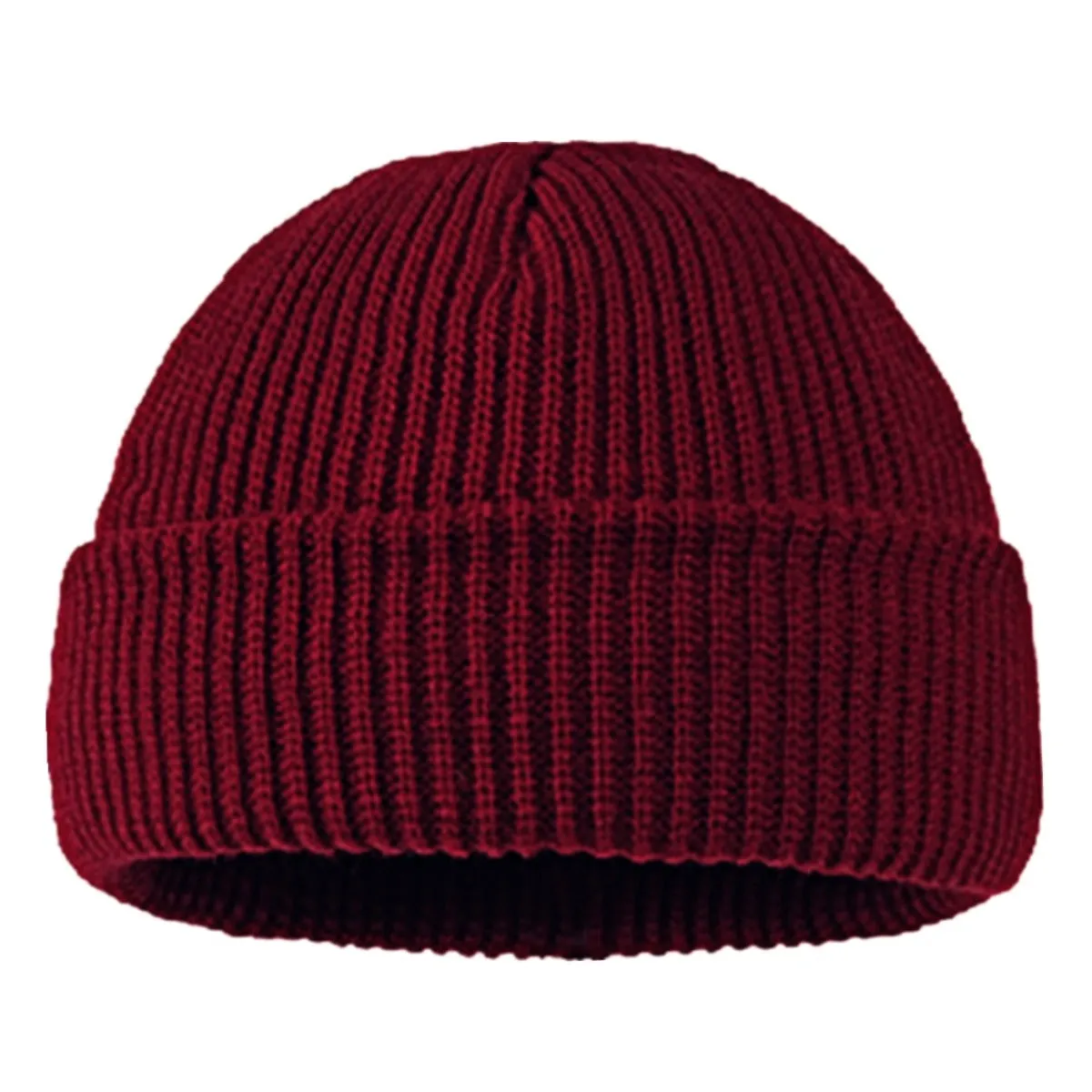 Wool Knitted Skull Cap Beanie