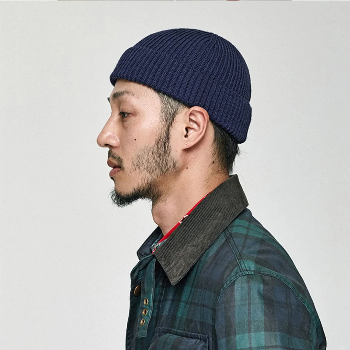 Wool Knitted Skull Cap Beanie