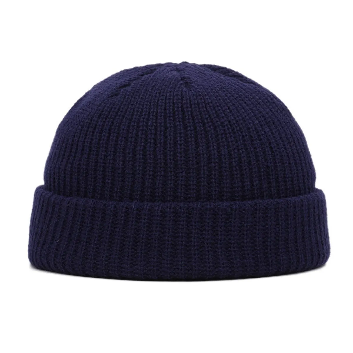 Wool Knitted Skull Cap Beanie