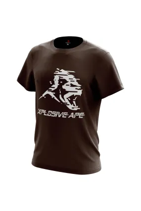 XAPE Glitch Tee - Dark Chocolate
