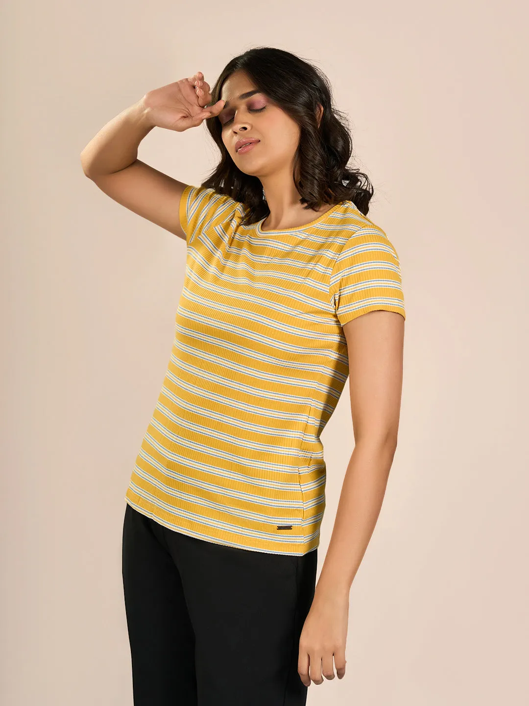 Yellow Striped IYL T-Shirt