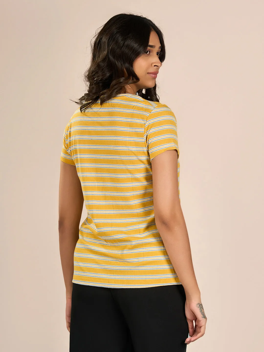 Yellow Striped IYL T-Shirt