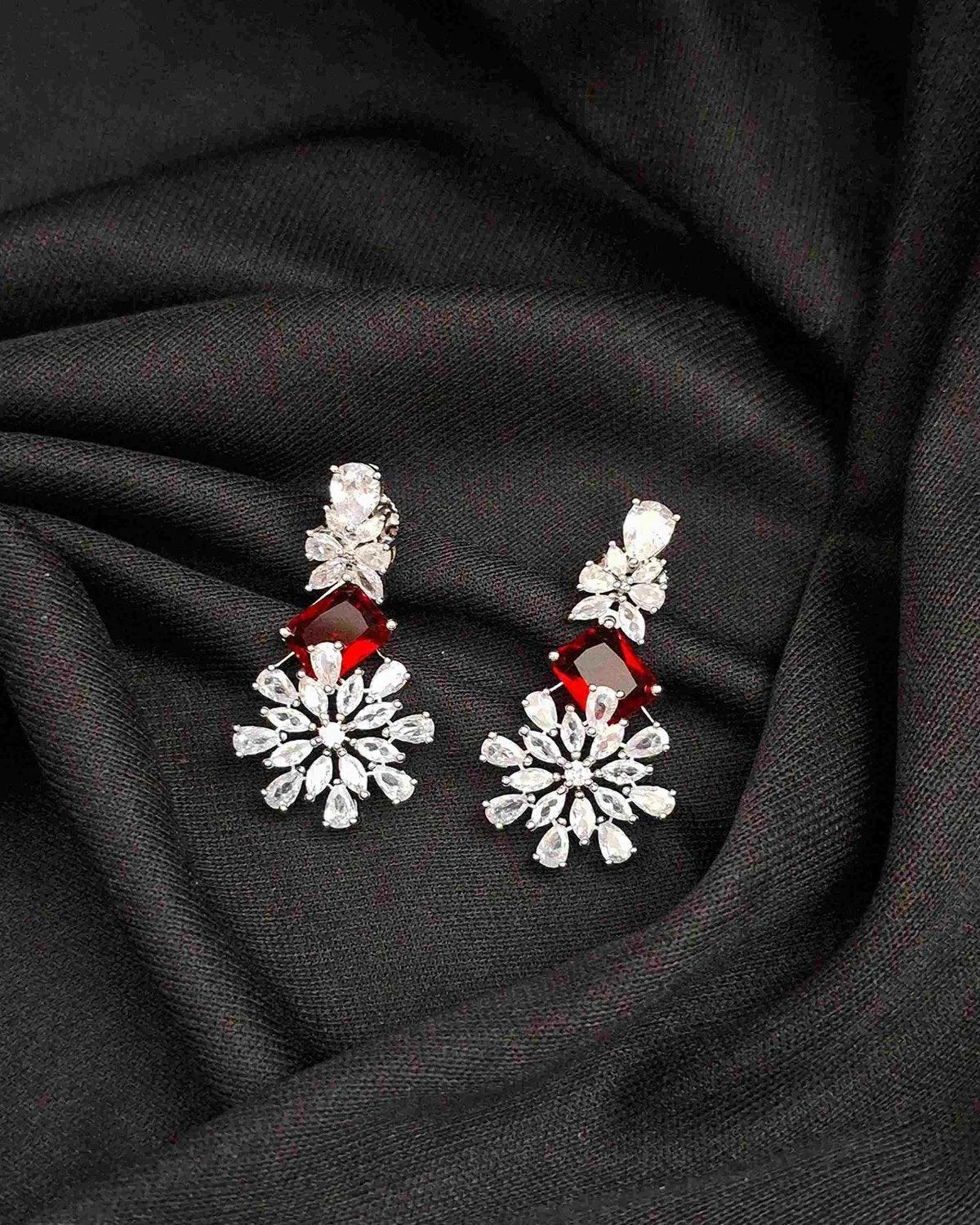 Zevarly Dhanushi AD Earrings