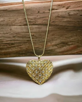 Zevarly Heart Shaped Locket